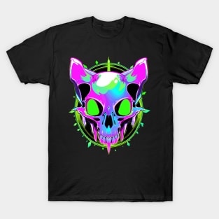 EDM Festival Trippy Cat Festival DJ T-Shirt